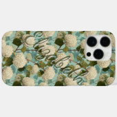 アジサイのカスタムフォトiPhoneケース ギフトにぴったり Case-Mate iPhoneケース (裏面 (横))