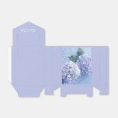 アジサイのギフトボックス付き名前をカスタムする フェイバーボックス (折り畳みなし)