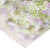 アジサイのクローズアップ ショートテーブルランナー (コーナー)