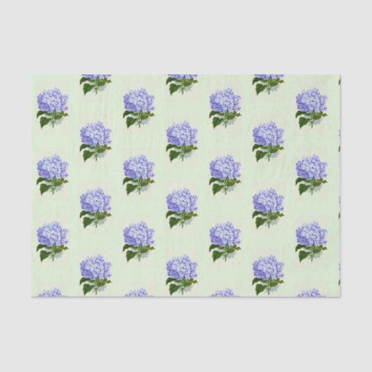 アジサイのティッシュペーパー 薄葉紙 (正面)