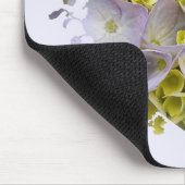 アジサイのハート切り出し マウスパッド (コーナー)