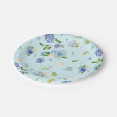 アジサイのブライダルシャワーのパーティーのプレート ペーパープレート (アングル)