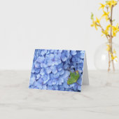 アジサイのメッセージカード カード (黄色い花)