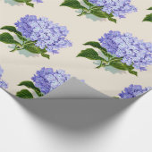 アジサイの光沢のある包装紙 ラッピングペーパー (角)