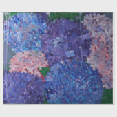 アジサイの包装紙-ユニークなデザイン ラッピングペーパー (フラット)