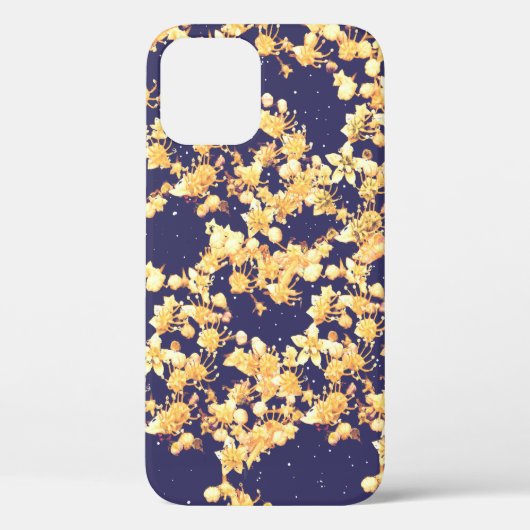 アジサイの夜と金ゴールド Case-Mate iPhoneケース (裏面)