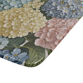 アジサイの夢：パステル開花 カッティングボード (角)