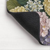 アジサイの夢：パステル開花 マウスパッド (コーナー)