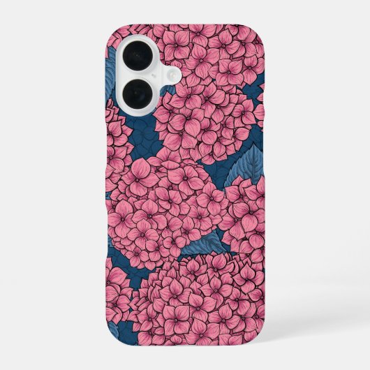 アジサイの庭 iPhone 16ケース (裏面)