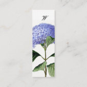 アジサイの植物の名刺 スキニー名刺 (裏面)