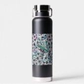 アジサイの模様 ウォーターボトル (背面)