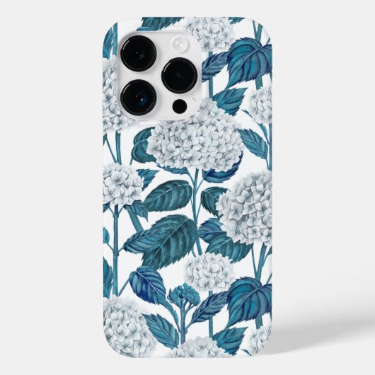 アジサイの水彩画 Case-Mate iPhoneケース (裏面)