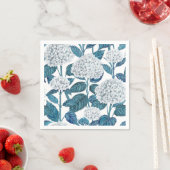 アジサイの水色 スタンダードカクテルナプキン (インサイチュ)