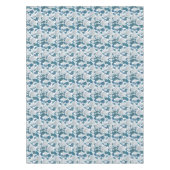 アジサイの水色 テーブルクロス (正面)