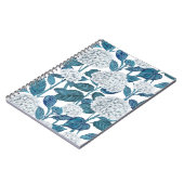 アジサイの水色 ノートブック (左側)