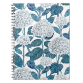アジサイの水色 ノートブック (正面)