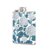 アジサイの水色 フラスク (左)