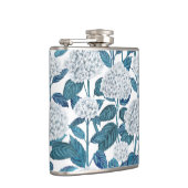 アジサイの水色 フラスク (右)