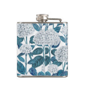 アジサイの水色 フラスク (裏面)