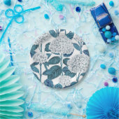 アジサイの水色 ペーパープレート (パーティー)