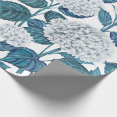 アジサイの水色 ラッピングペーパー (角)