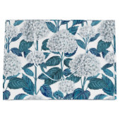 アジサイの水色 ラージペーパーバッグ (正面)