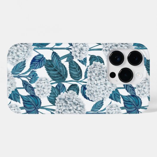 アジサイの水色 Case-Mate iPhoneケース (裏面 (横))