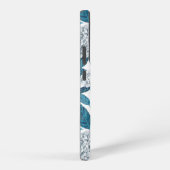 アジサイの水色 SAMSUNG GALAXYケース (右側面)