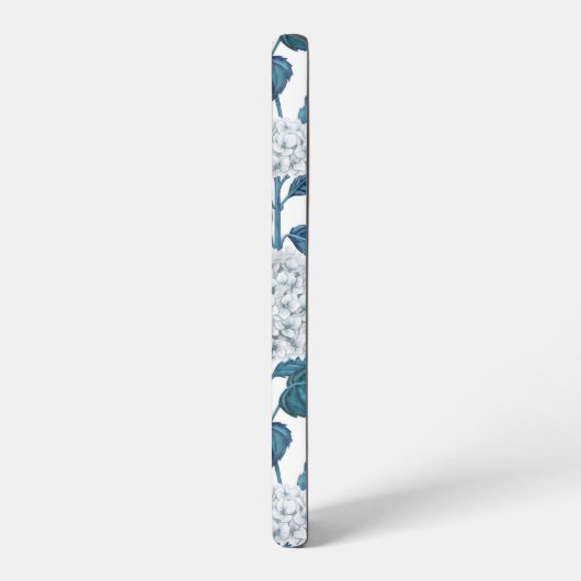 アジサイの水色 SAMSUNG GALAXYケース (左側面)