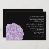 アジサイの結婚式招待状 招待状 (正面/裏面)