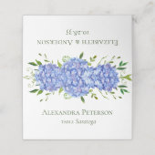 アジサイの結婚式 プレイスカード (外部開封)