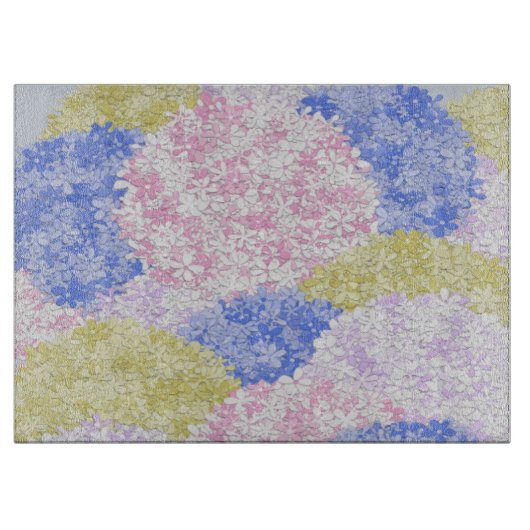 アジサイの美しい畑 カッティングボード (正面)