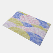 アジサイの美しい畑 ドアマット (アングル)