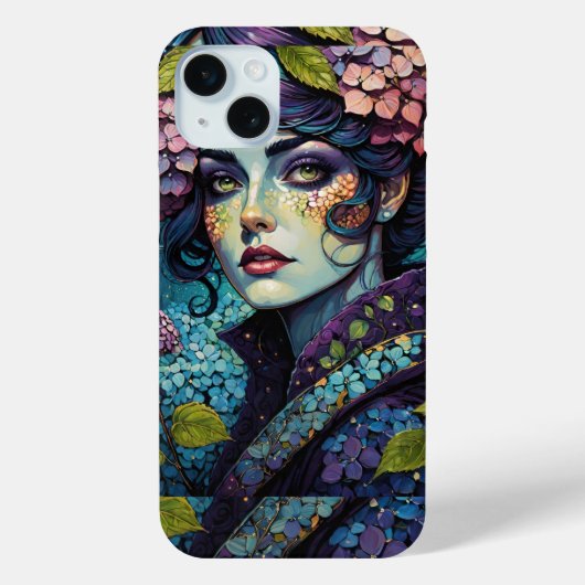 アジサイの美しさ フローラル Case-Mate iPhoneケース (裏面)