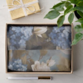 アジサイの花が咲くラグドール猫 薄葉紙 (ギフト)