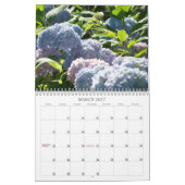 アジサイの花のカレンダー ギフト カレンダー (3月 2027)