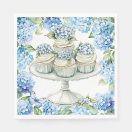 アジサイの花のケーキ スタンダードランチョンナプキン