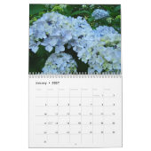 アジサイの花の庭の写真 カレンダー (1月 2027)