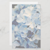 アジサイの花の文房具 便箋 (正面/裏面)