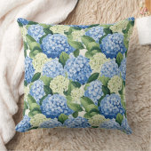アジサイの花の枕 クッション (ブランケット)