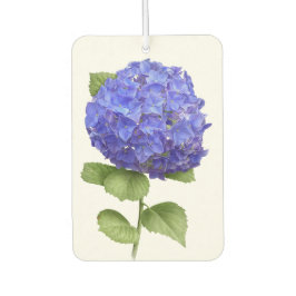 アジサイの花の植物画デザイン カーエアーフレッシュナー