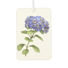アジサイの花の植物画デザイン カーエアーフレッシュナー