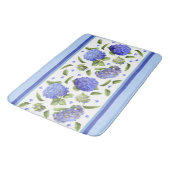 アジサイの花の模様 バスマット (アングル)