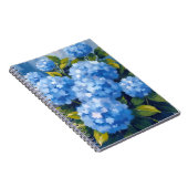 アジサイの花の水彩画フラワー ノートブック (右側)