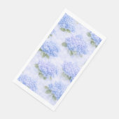 アジサイの花の紙製ゲストタオル (コーナー)