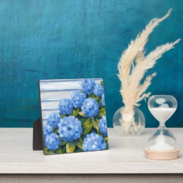 アジサイの花の絵画アート フォトプラーク