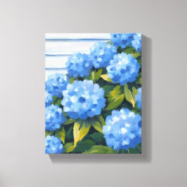 アジサイの花の絵 キャンバスプリント