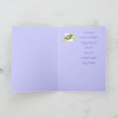 アジサイの花の芸術のアゲハチョウの蝶 カード (内部)