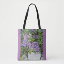 アジサイの花トートバッグ