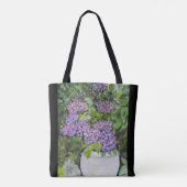 アジサイの花トートバッグ トートバッグ (裏面)